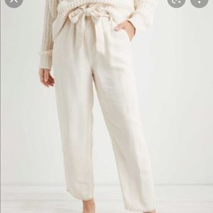 Aerie Twill Paperbag High Wasted Pant